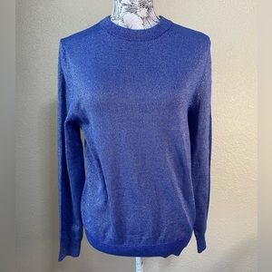 Jeff long sleeve sweater blue‎ size small